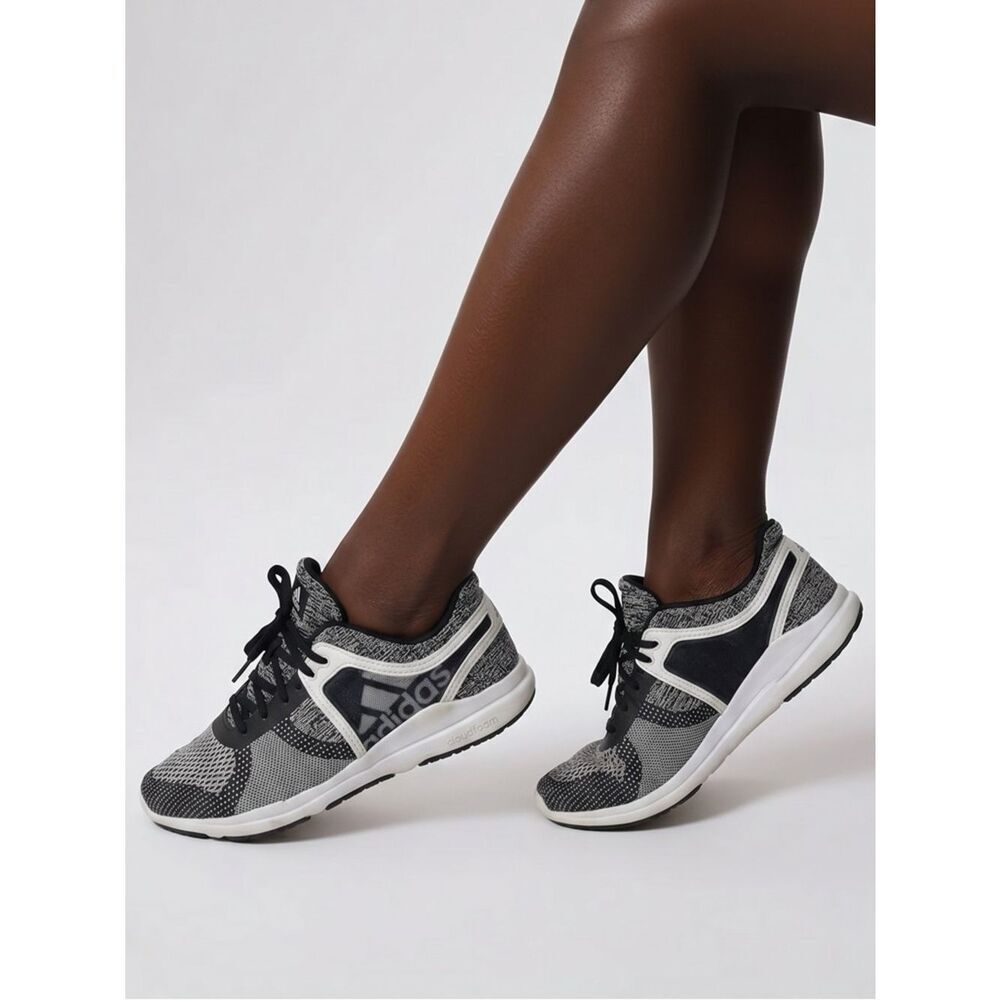 ADIDAS | Crazytrain CF W Black & White Cloudfoam Trainers Women’s Size 7